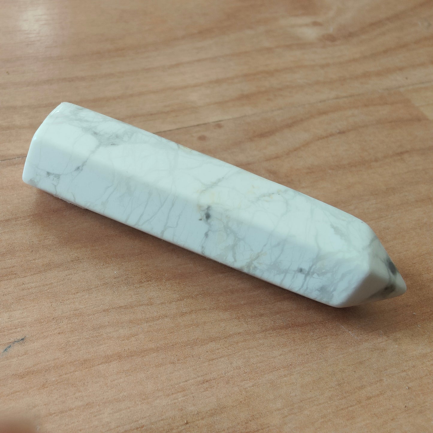 White Howlite Wand 7cm