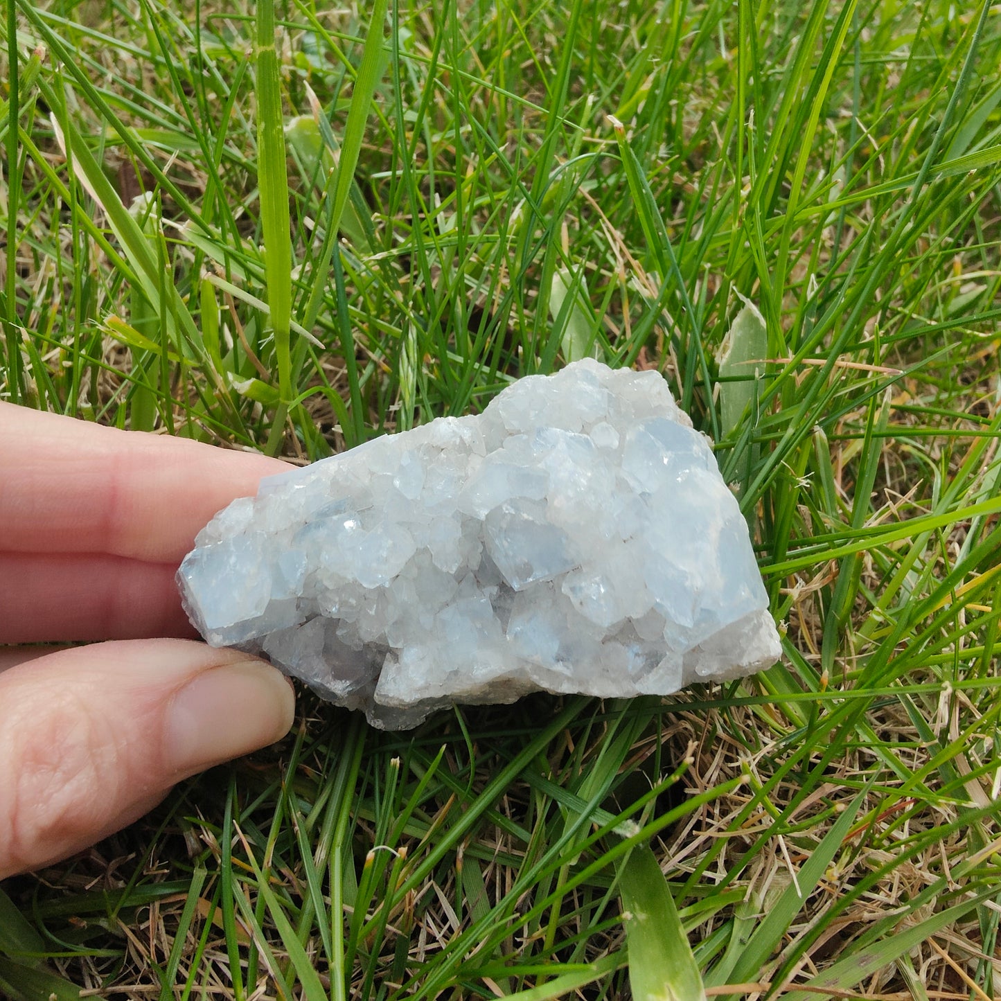 Raw Natural Celestite Cluster 6.5cm
