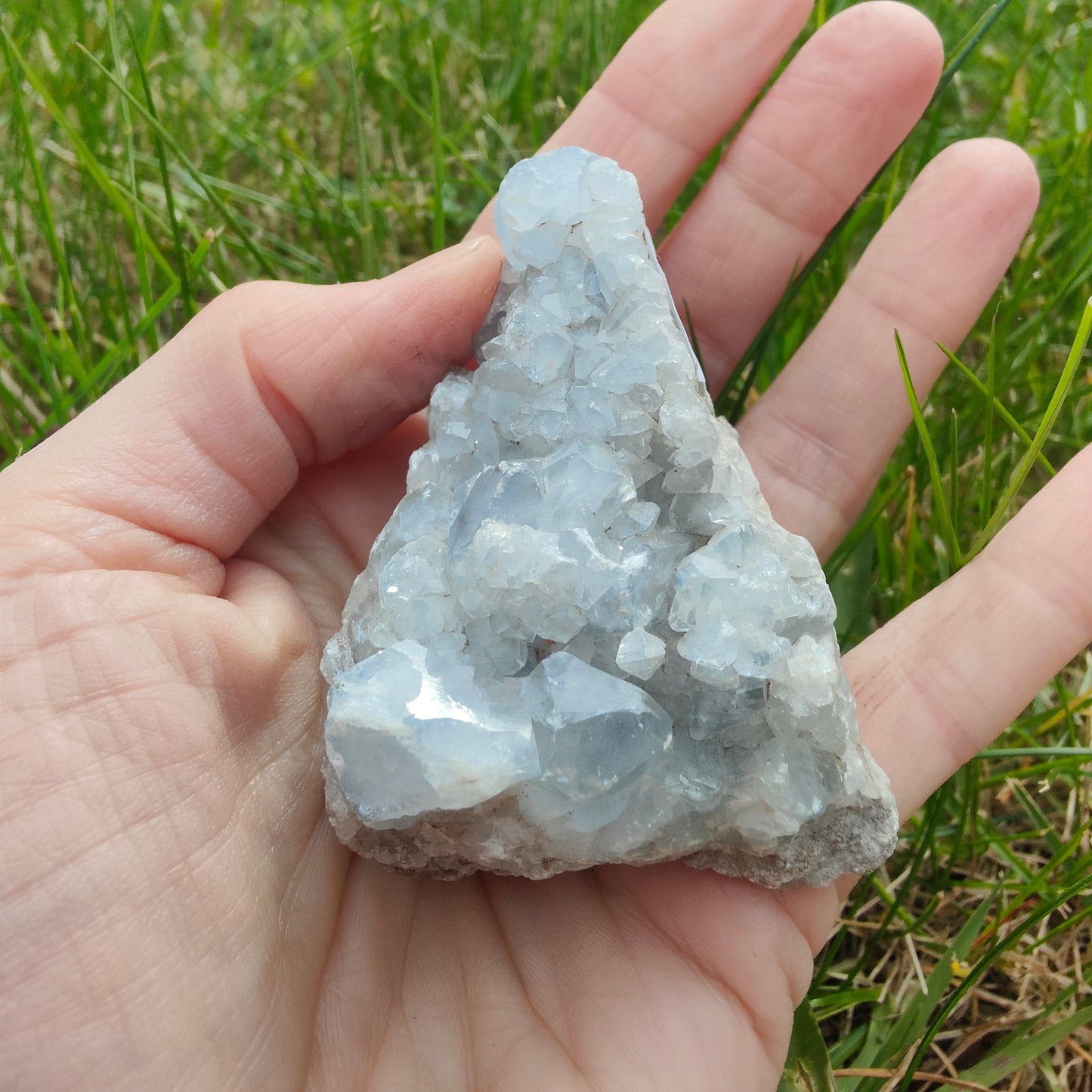 Raw Natural Celestite Cluster 6.5cm