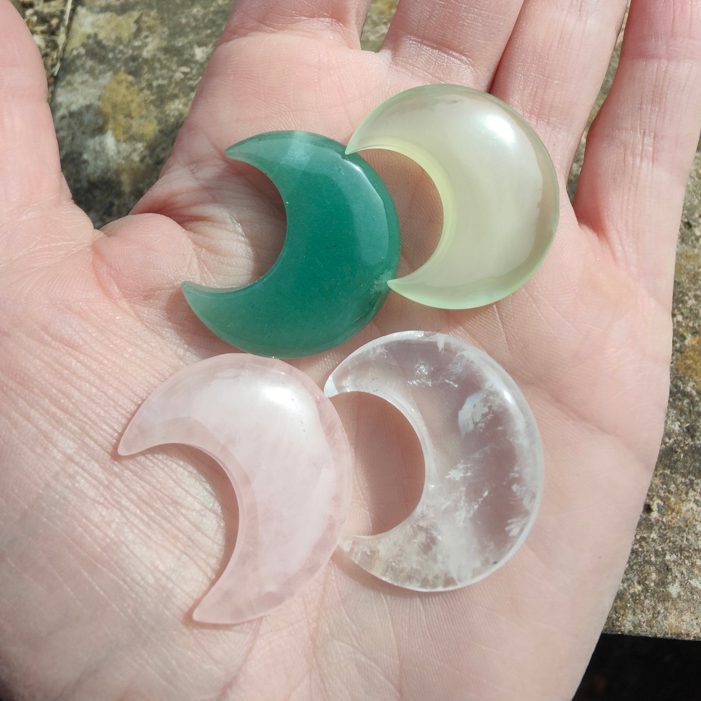 Gemstone Half Moon