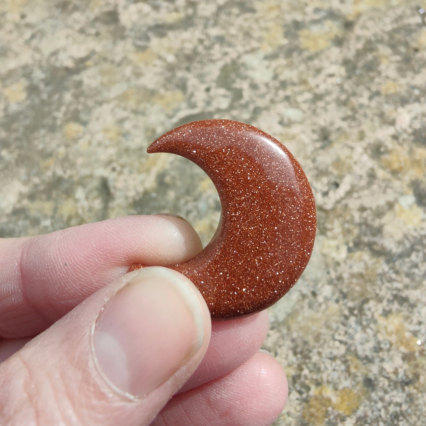Gemstone Half Moon