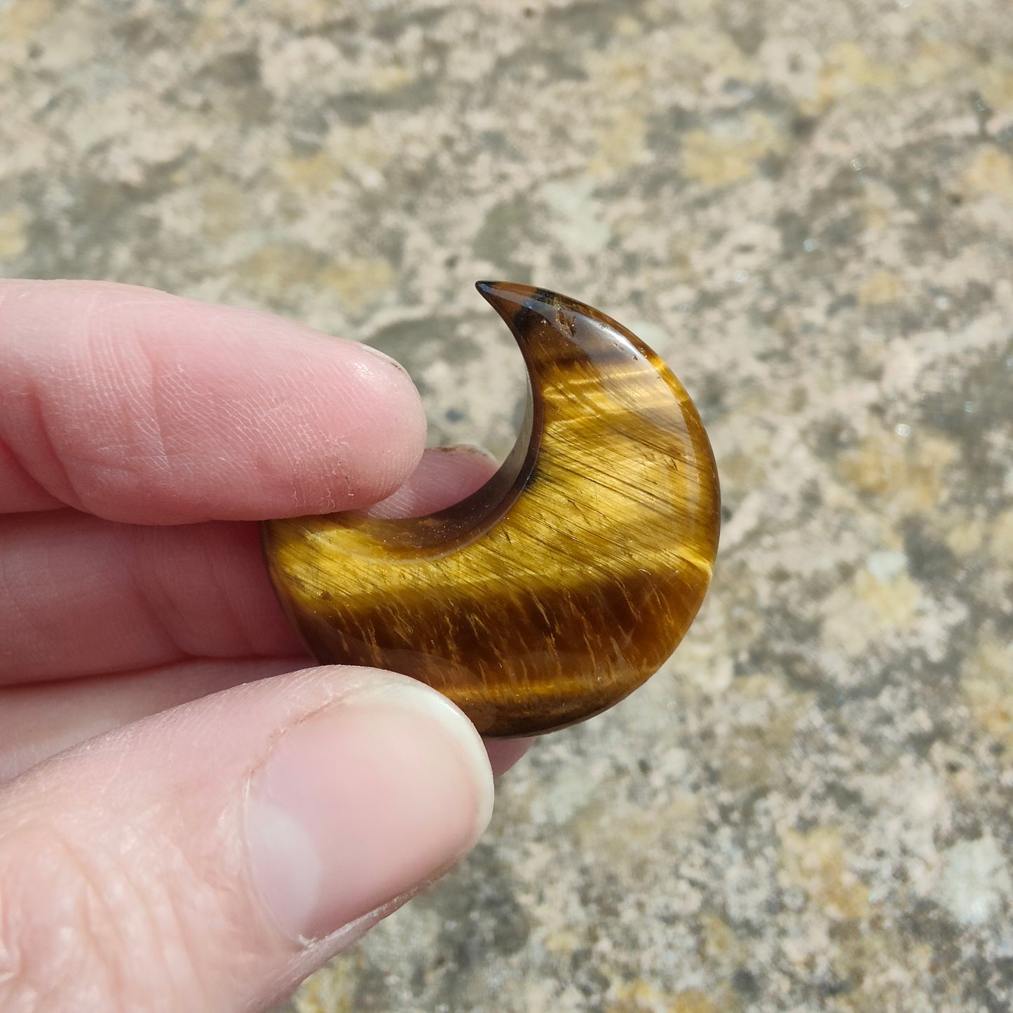 Gemstone Half Moon