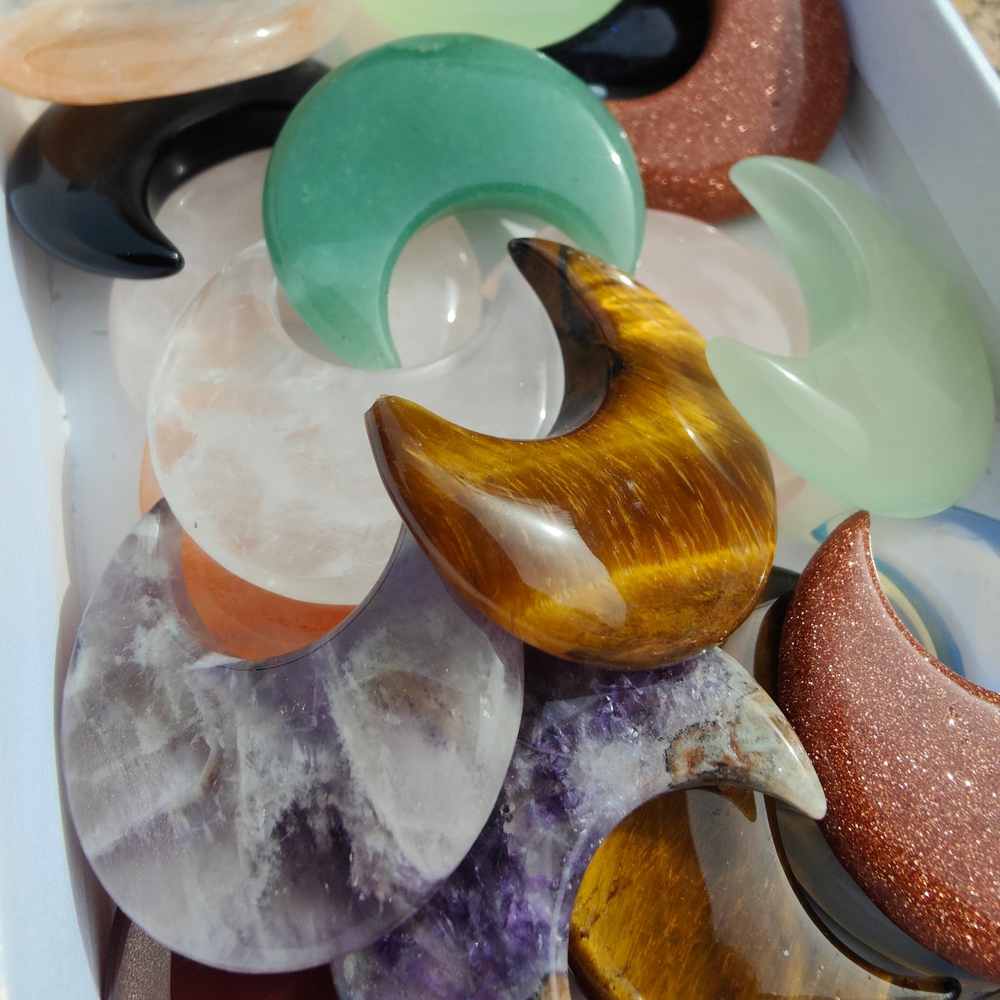 Gemstone Half Moon