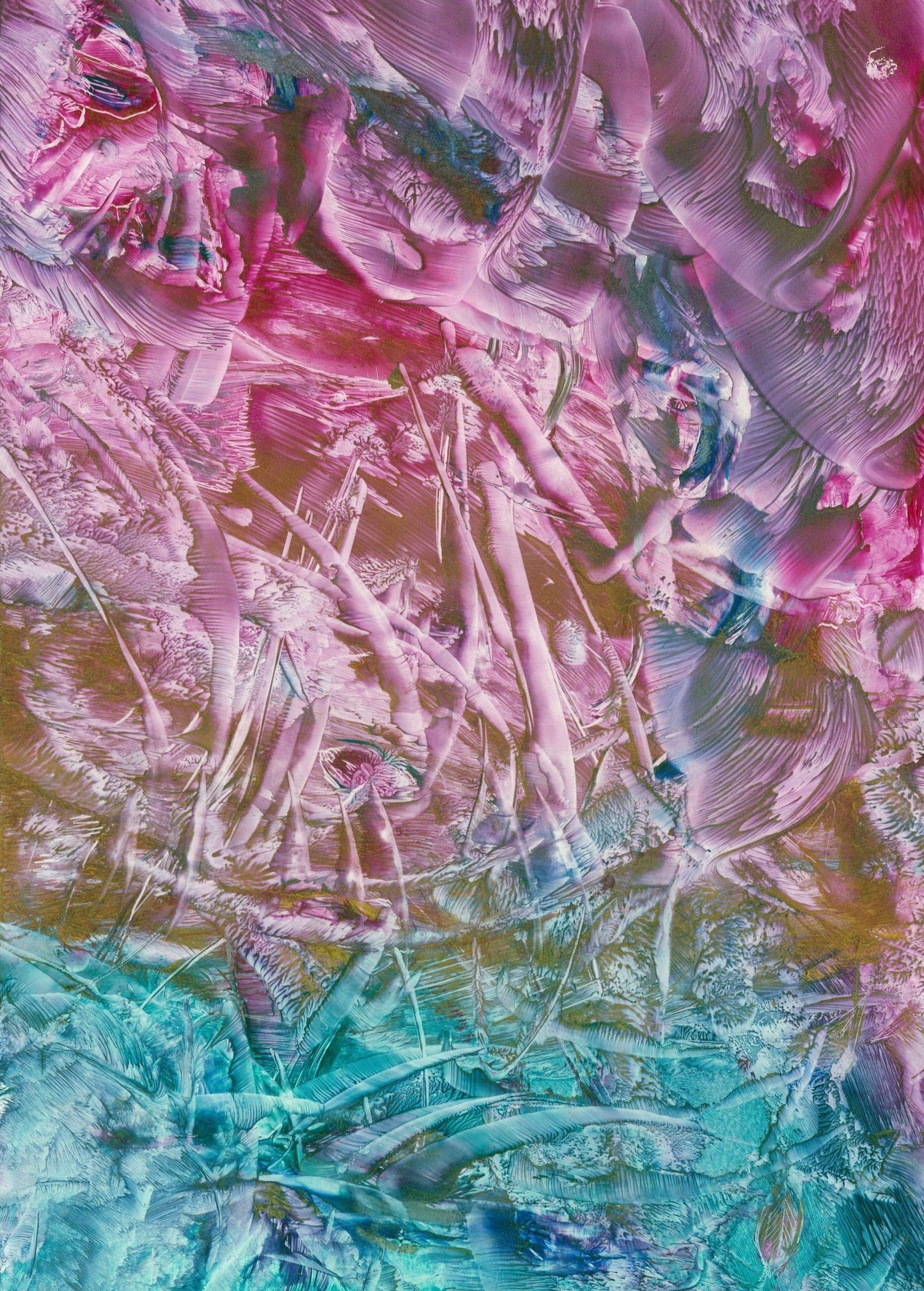 Mounted Encaustic Wax Spiritual Art Print
