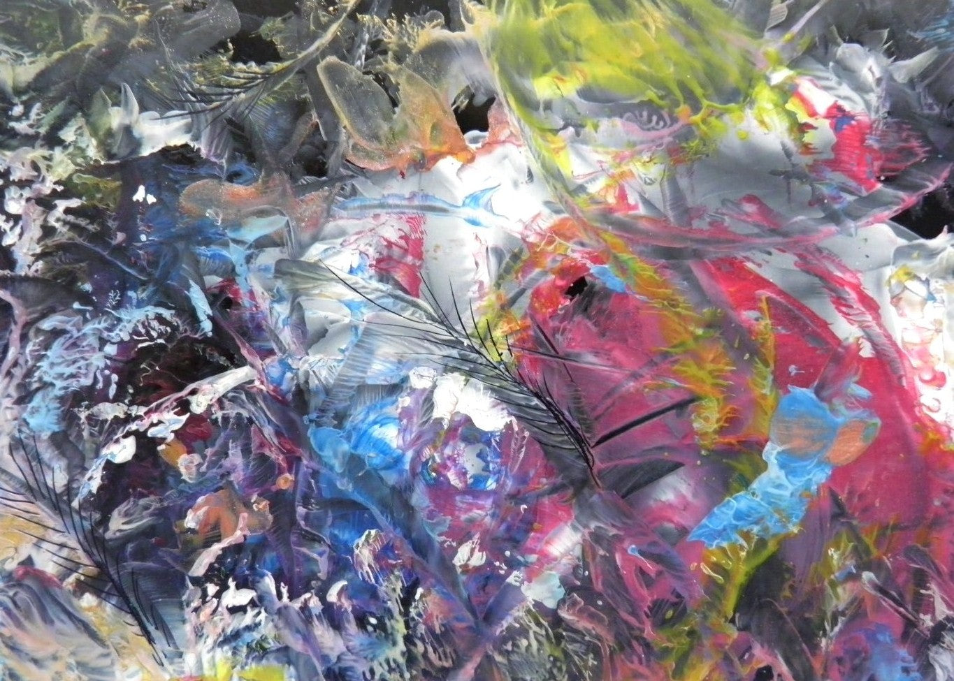 Mounted Encaustic Wax Spiritual Art Print