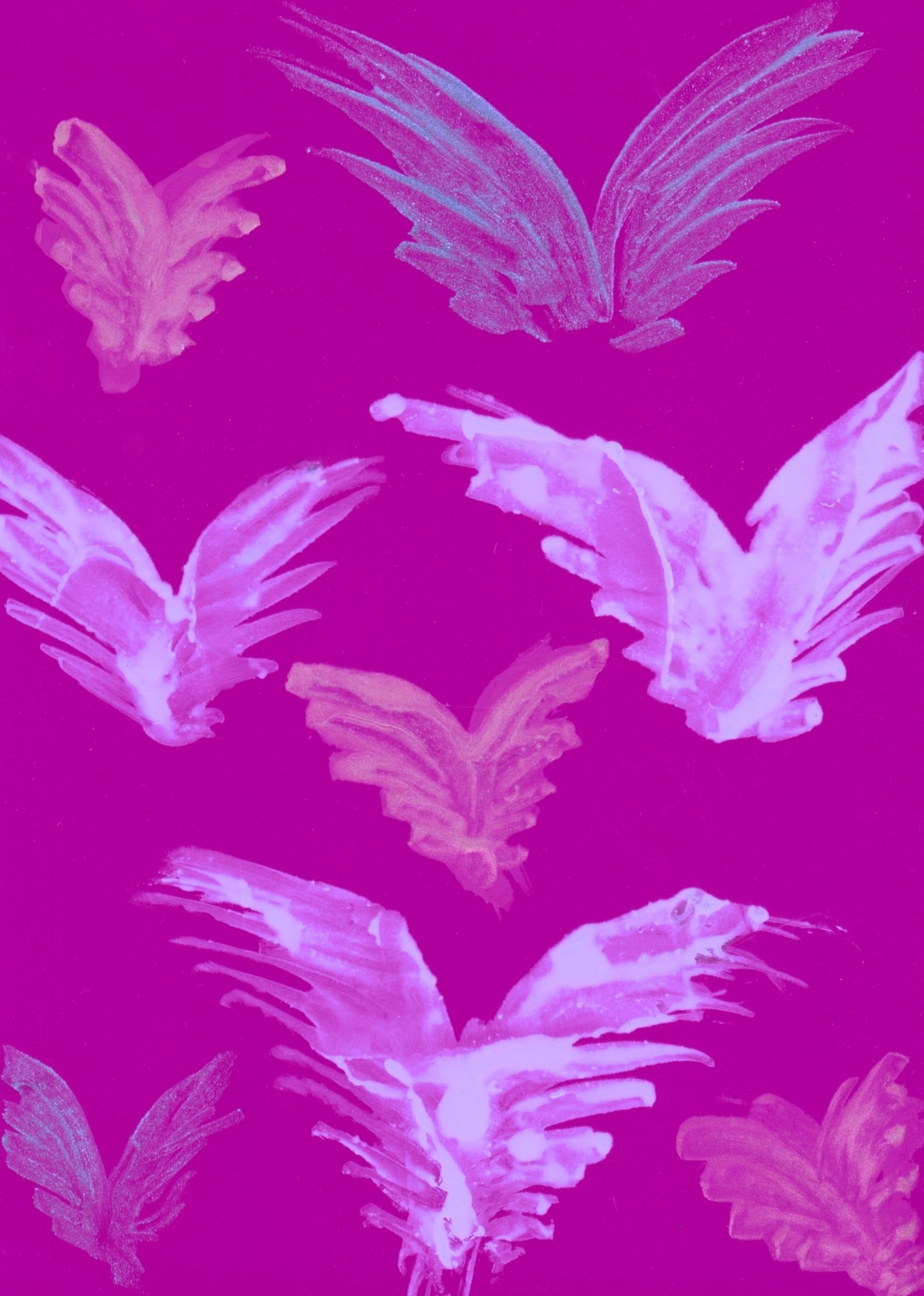 Unmounted Encaustic Wax Spiritual Art Print