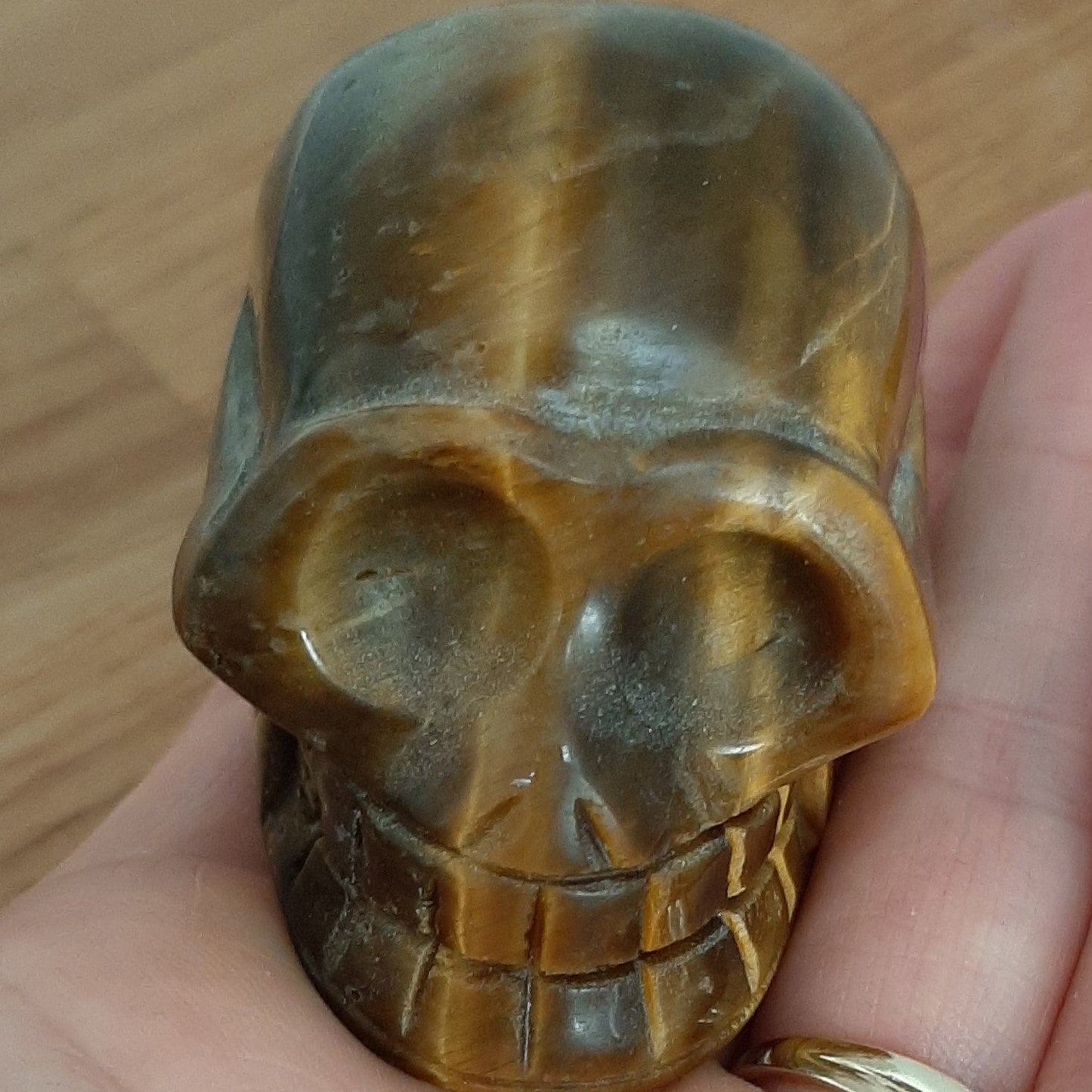 Tigers Eye Skull 5.5cm