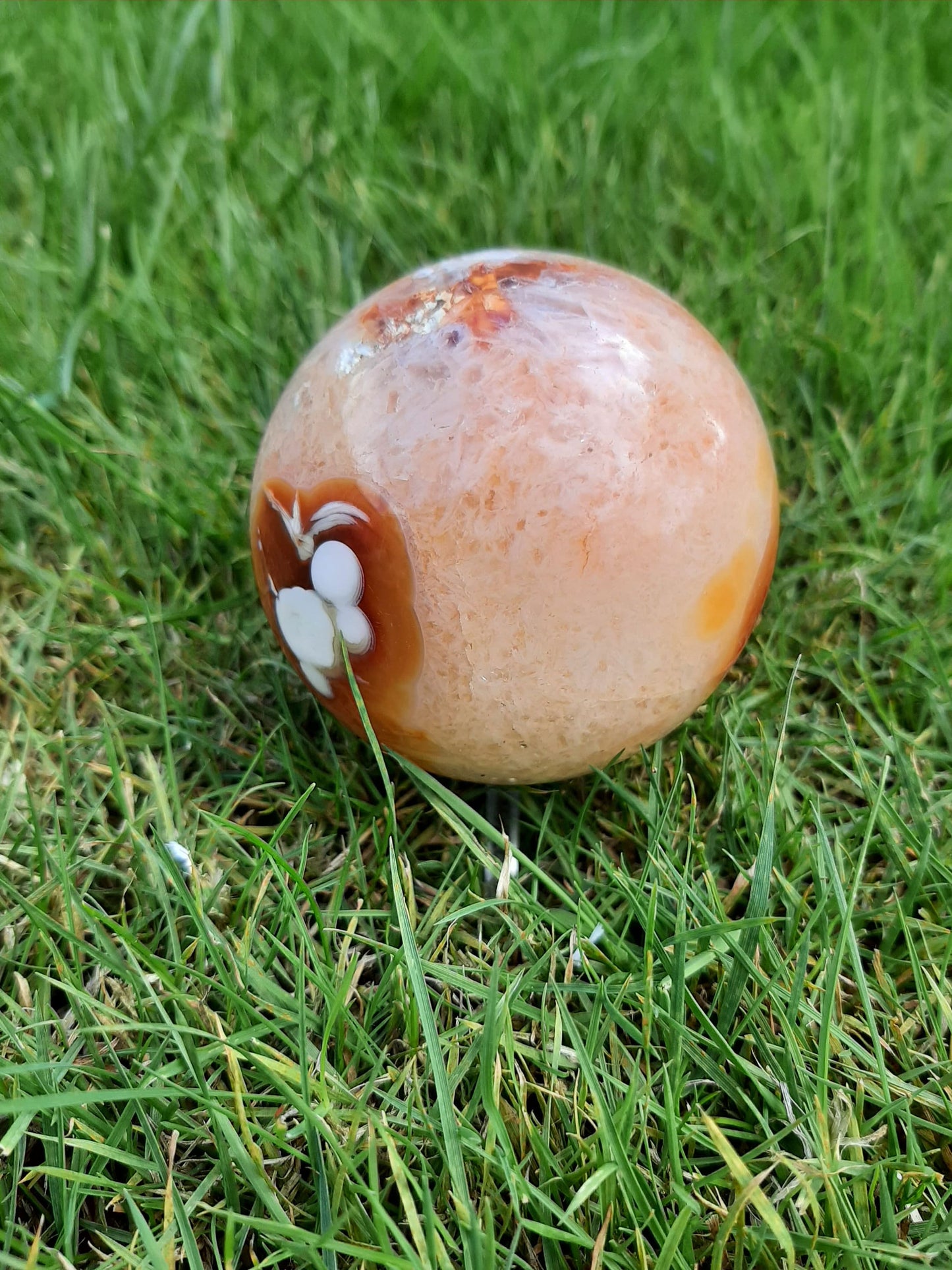 Carnelian Sphere 6.7cm