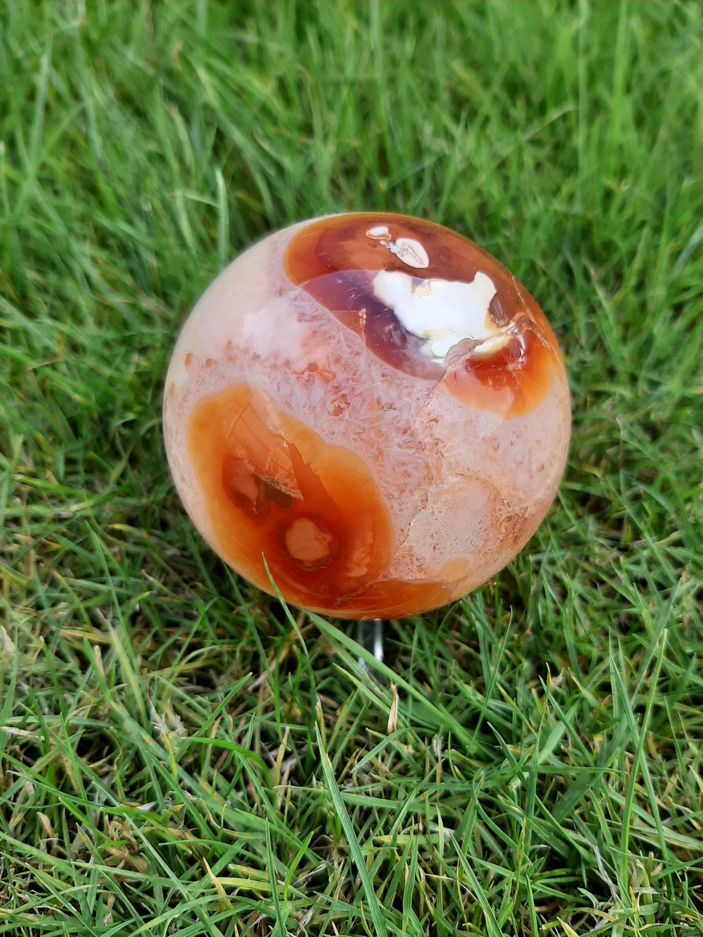 Carnelian Sphere 6.7cm