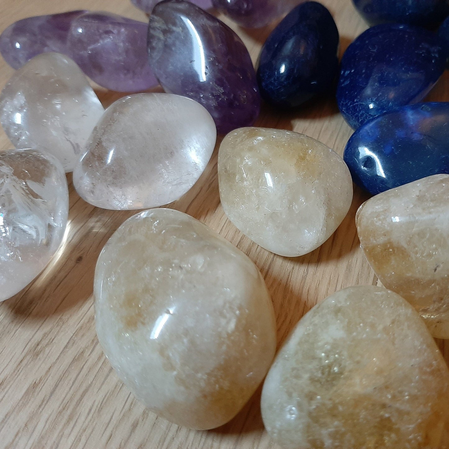 Large Tumblestone: Amethyst, Quartz, Citrine, Agate (L)