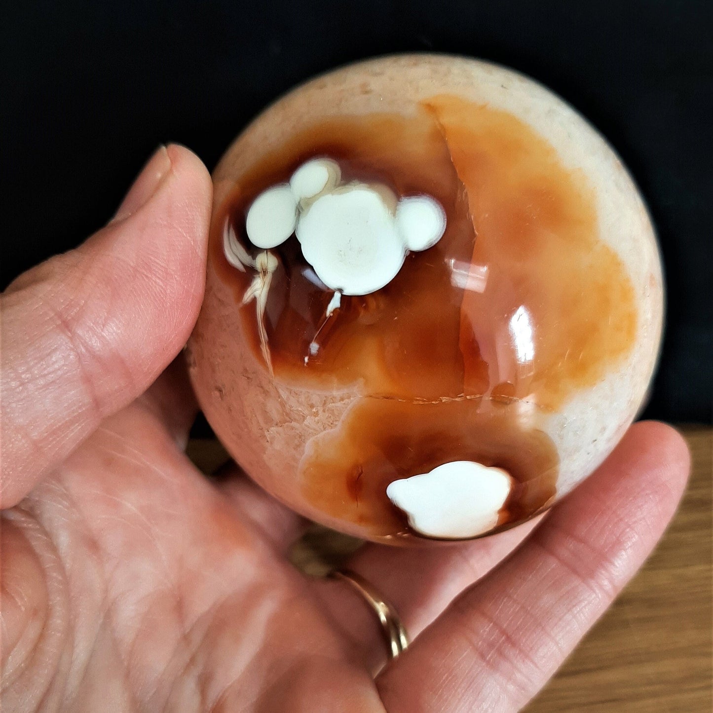 Carnelian Sphere 6.7cm