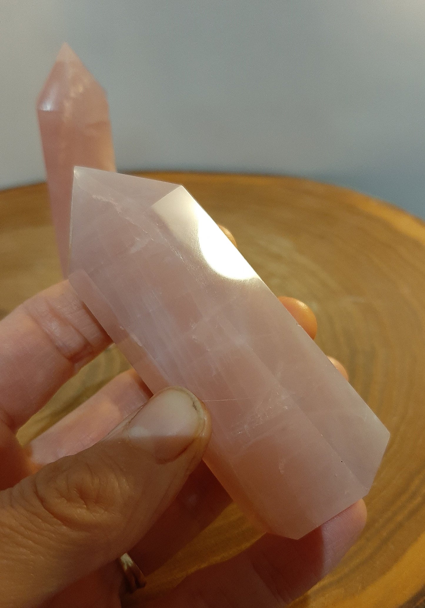 Rose Quartz Tower 9-10cm