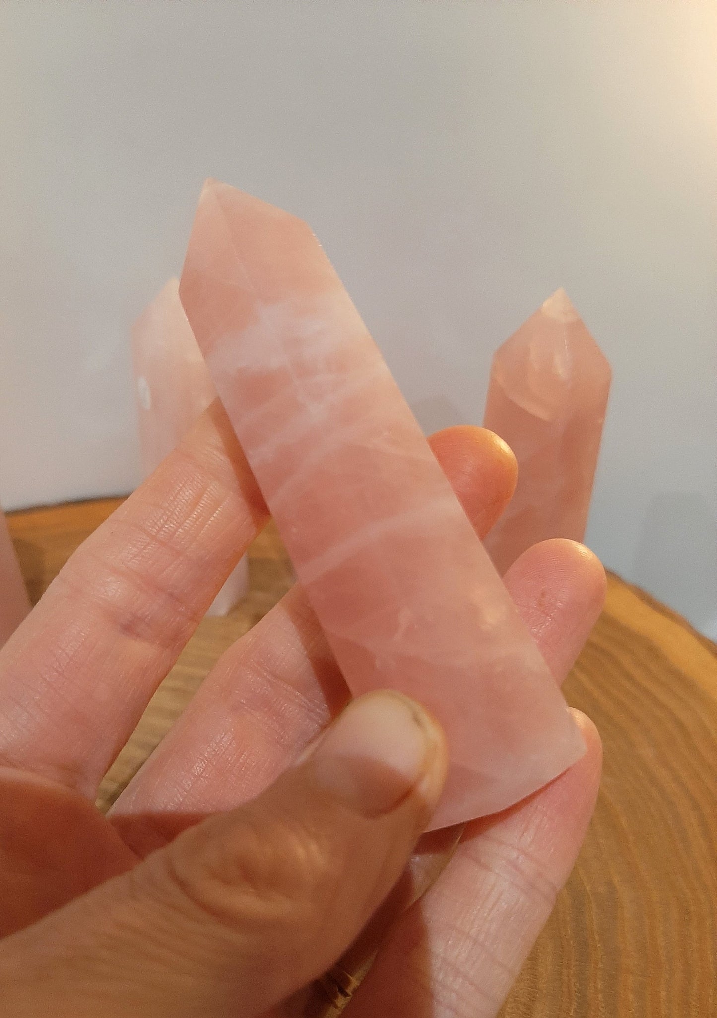 Rose Quartz Tower 9-10cm