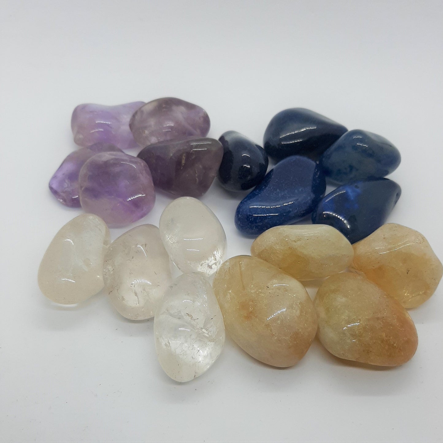 Large Tumblestone: Amethyst, Quartz, Citrine, Agate (L)