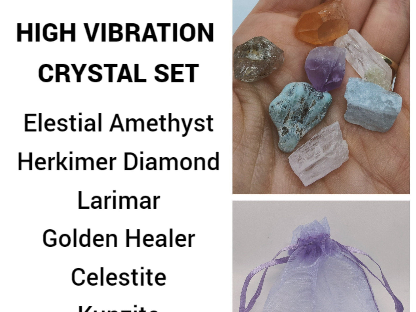 High Vibration 7 Crystal Gift Pack