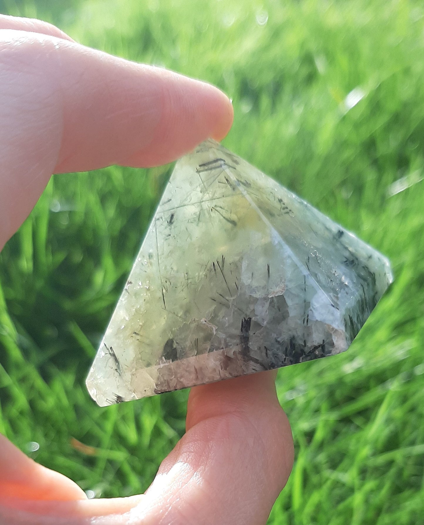 Prehnite Pyramid 5cm