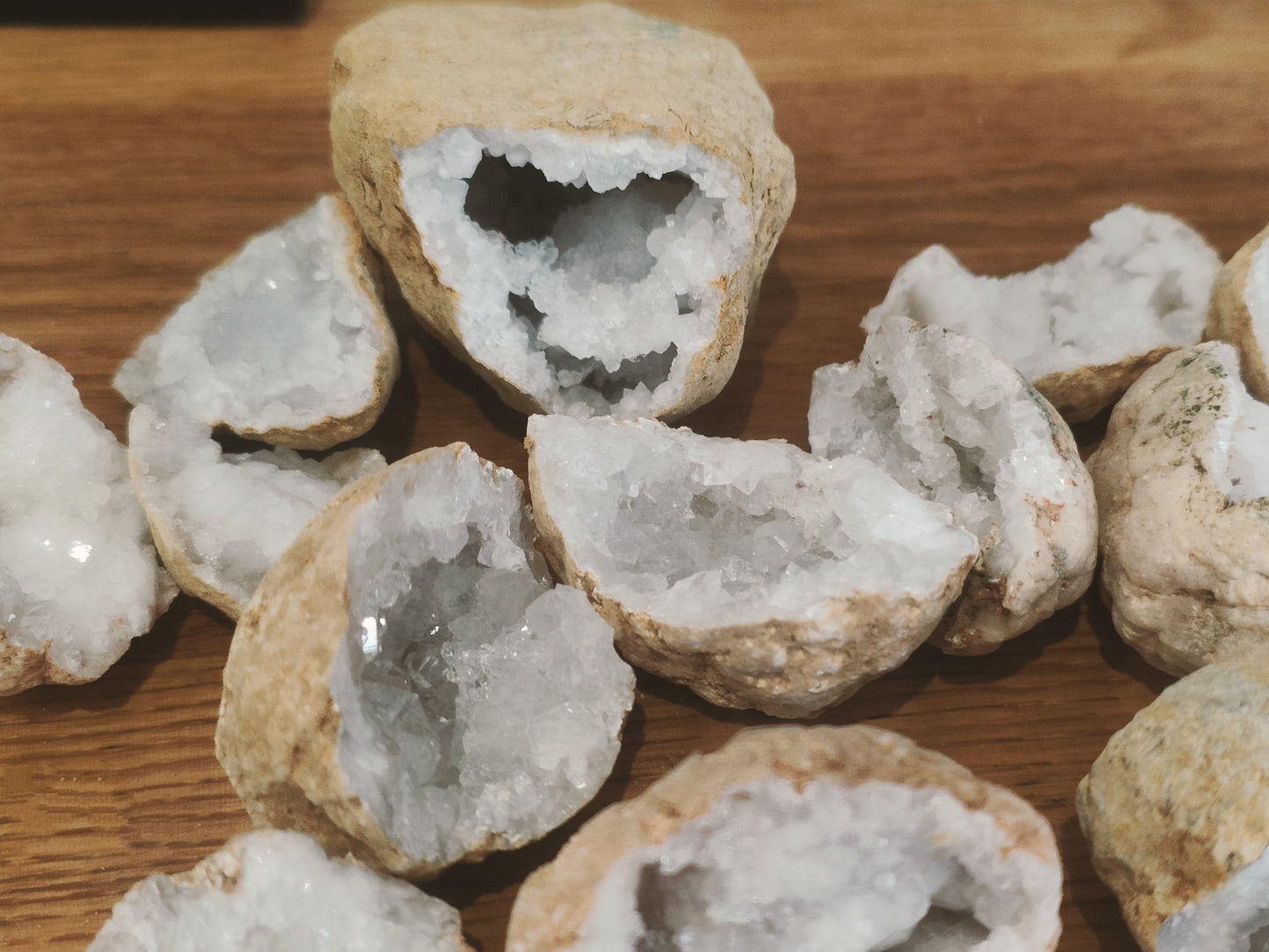 White Agate Mini Geode