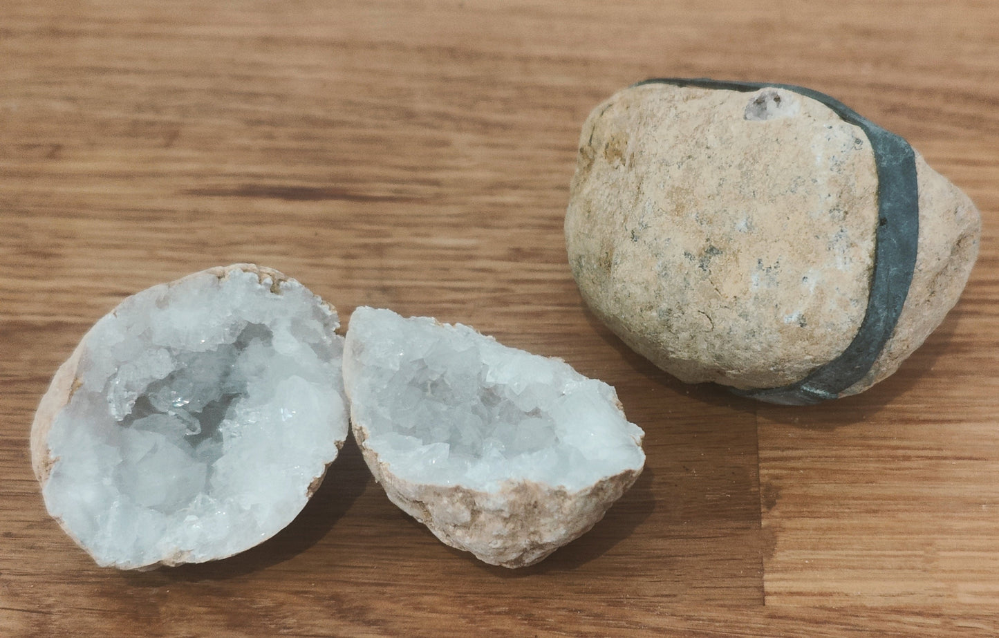 White Agate Mini Geode