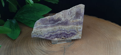 Chevron Amethyst Slice