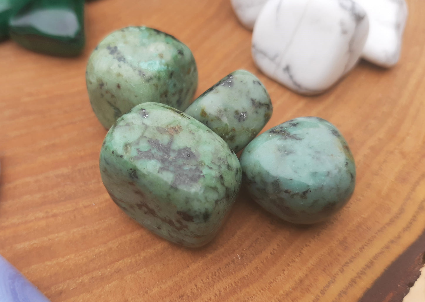 African Turquoise Tumblestones (M)