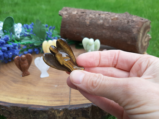 Tigers Eye Gemstone Angel