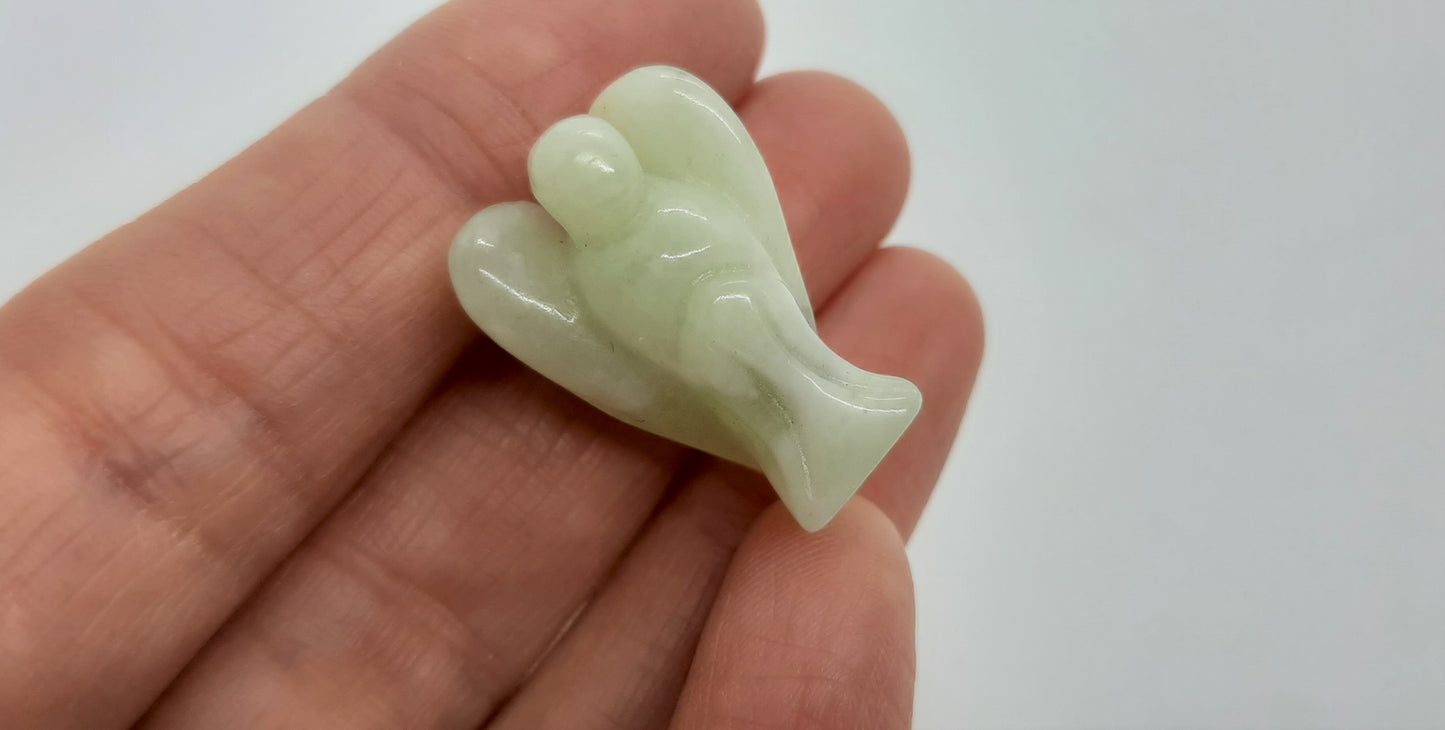 Green Jade Gemstone Angel