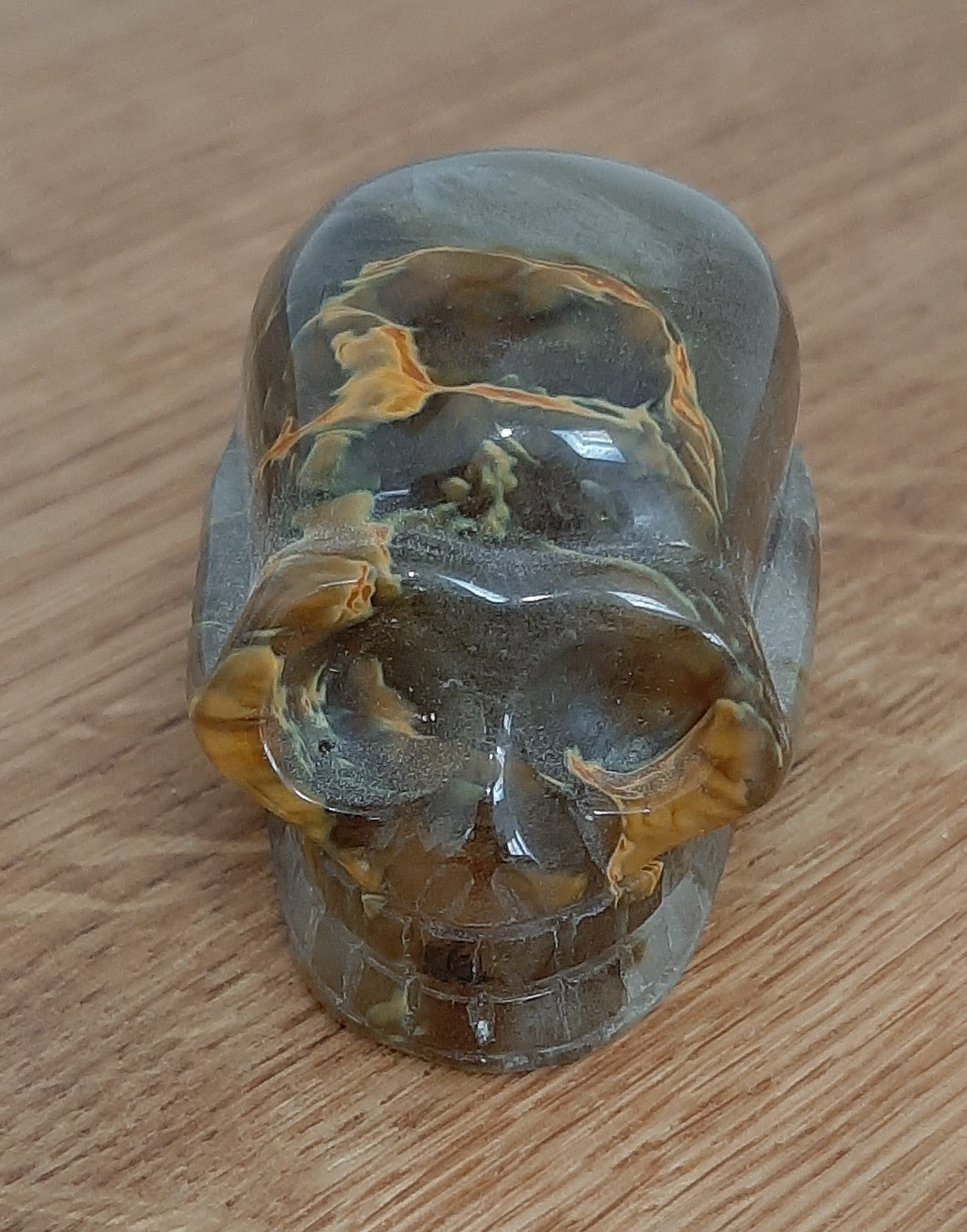 Tigers Glass Crystal Skull