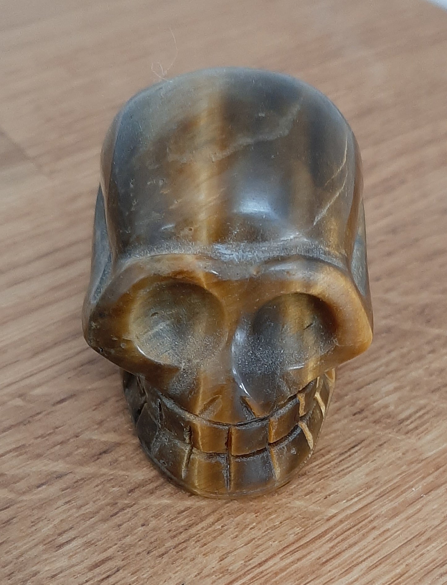 Tigers Eye Crystal Skull