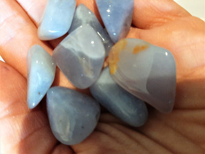 Blue Chalcedony Tumblestones (M)