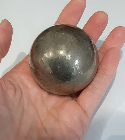 Pyrite (Fools Gold) Sphere