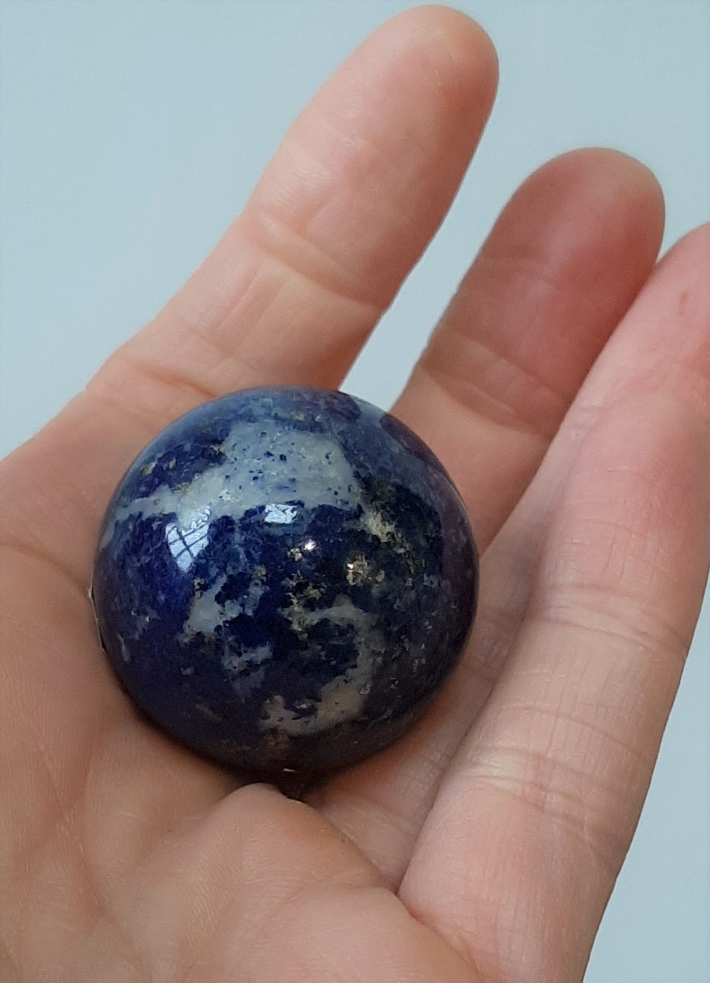 Gemstone spheres: quartz, lapis lazuli, amethyst balls