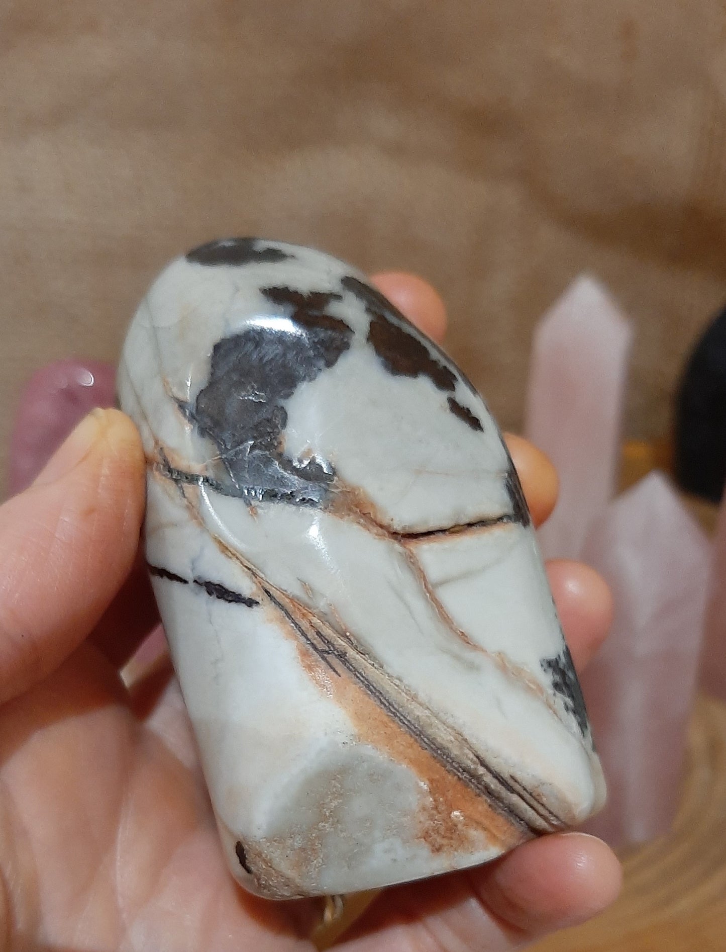 Zebra Jasper Polished Freeform