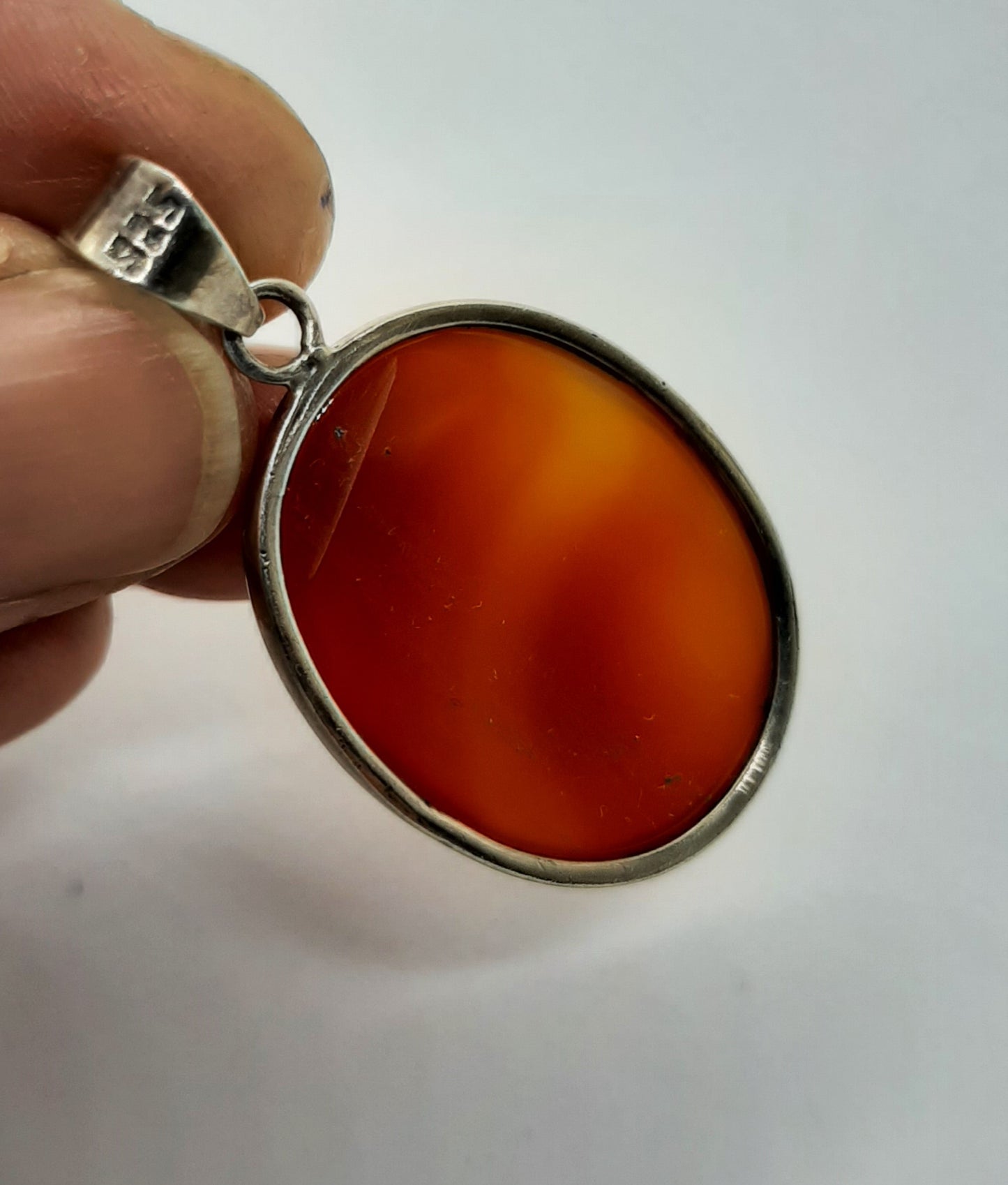 Carnelian 925 Silver Pendant