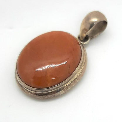 Red Agate 925 Silver Pendant