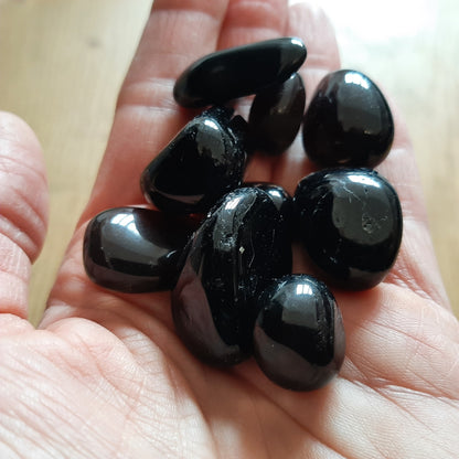 Black Obsidian Tumblestones (S/M)