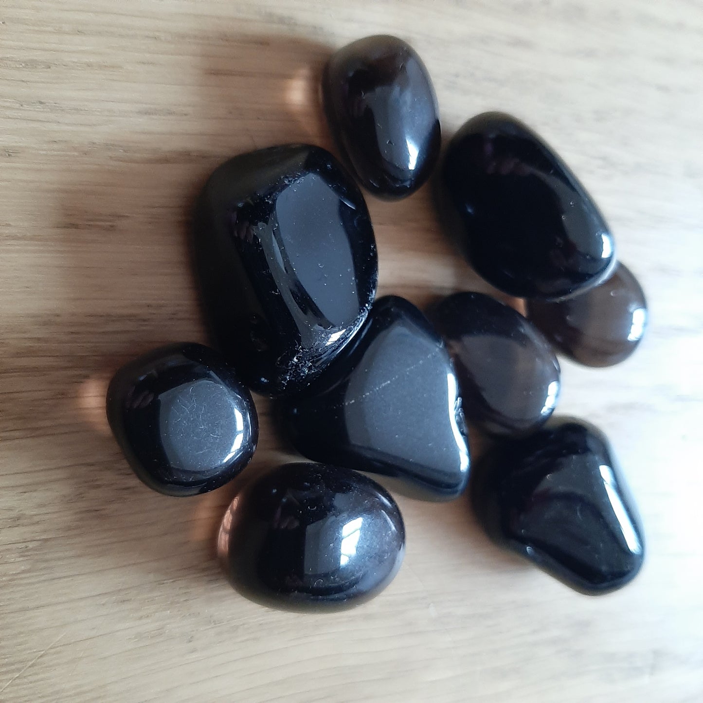 Black Obsidian Tumblestones (S/M)