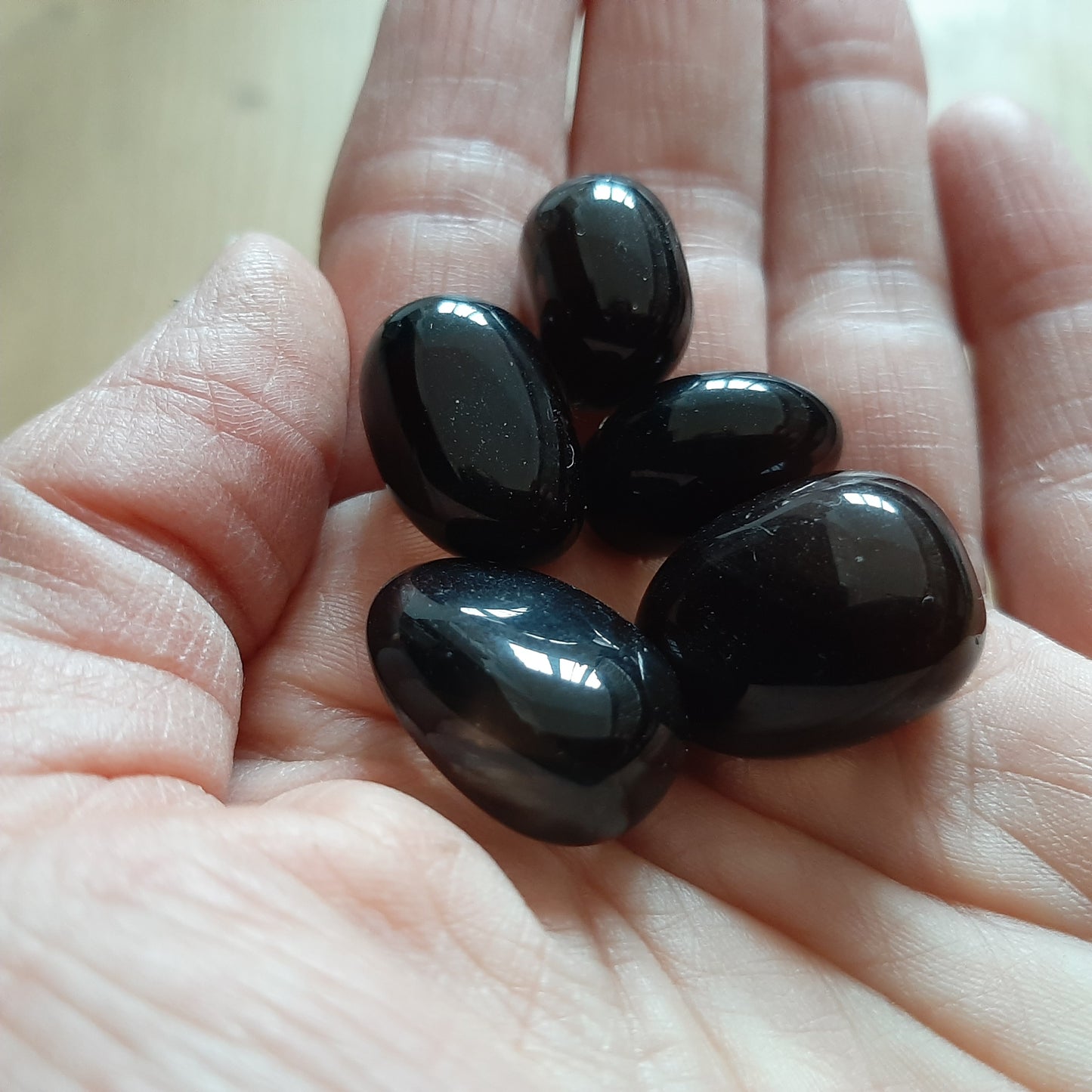 Black Obsidian Tumblestones (S/M)