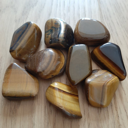 Yellow Tigers Eye Tumblestones (M)