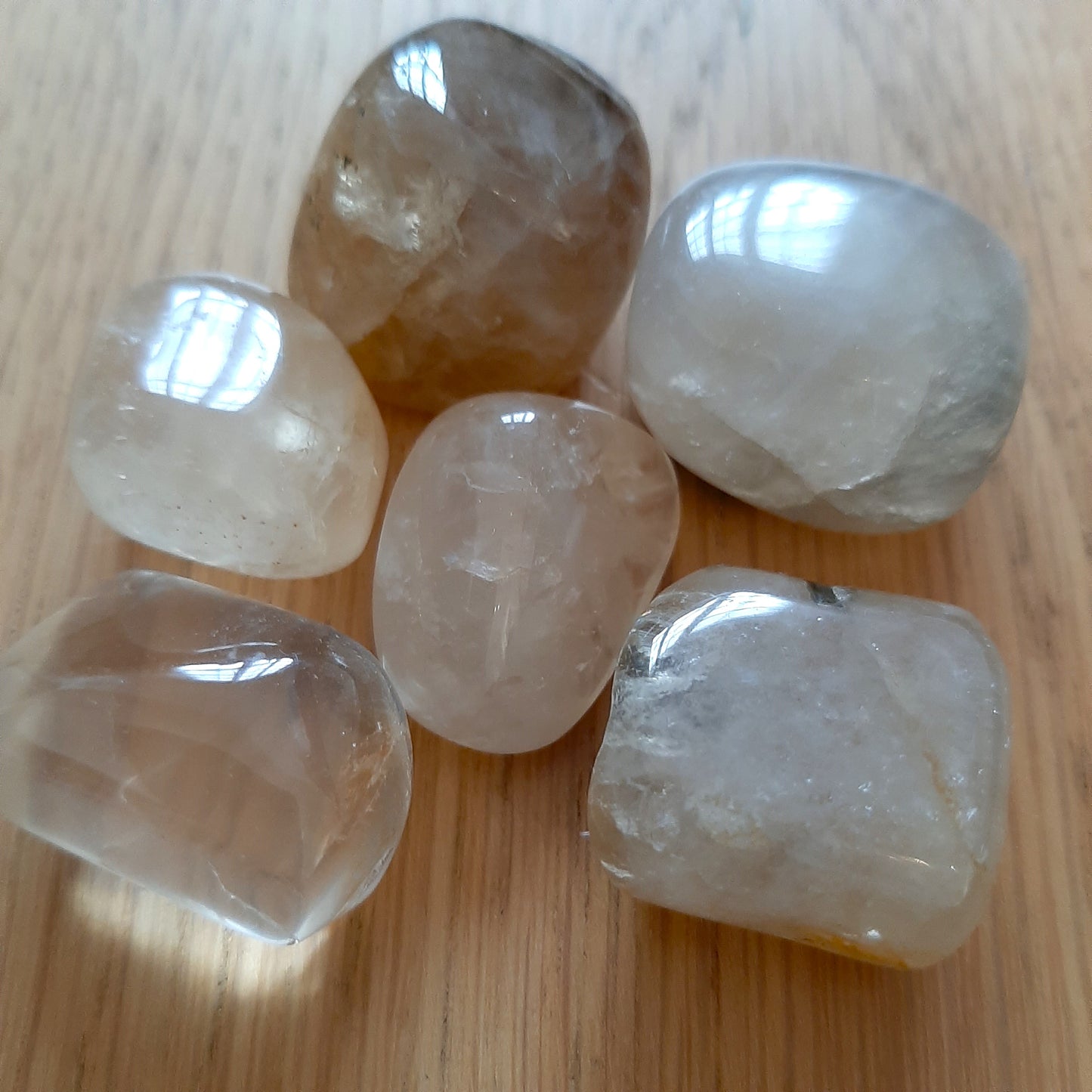 Natural Indian Citrine Tumblestones (M)