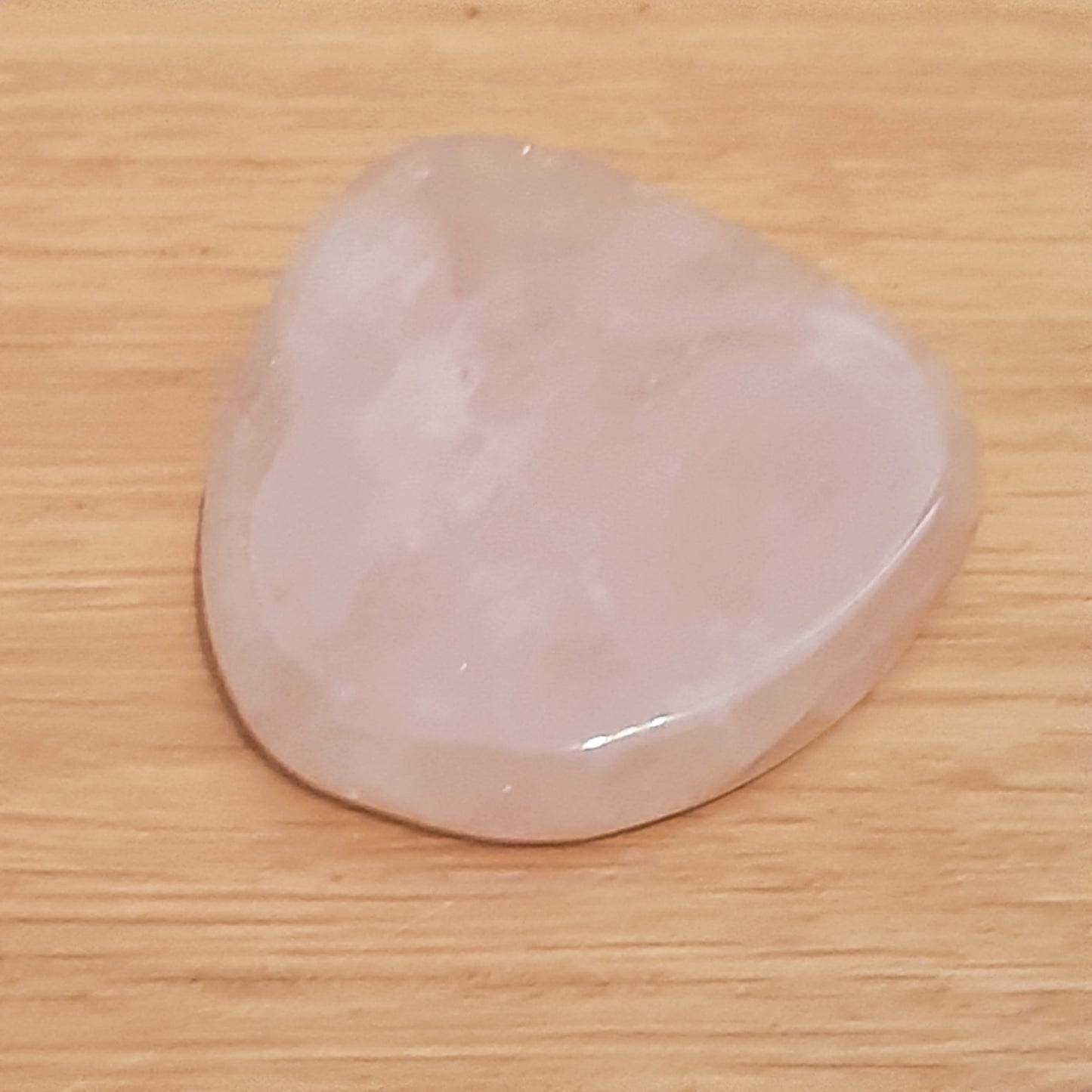 Rose Quartz palm Stone - Seconds - Damaged Stock