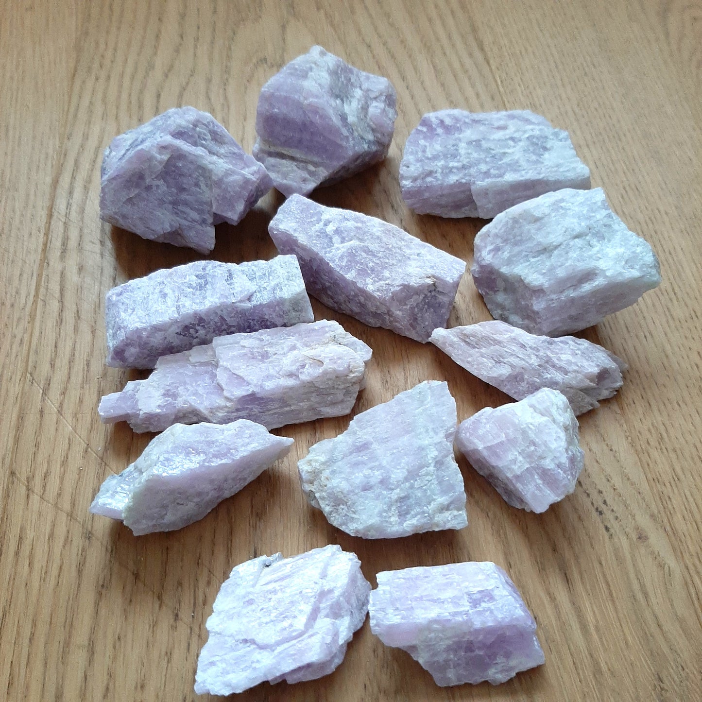 Raw Natural Kunzite Pieces