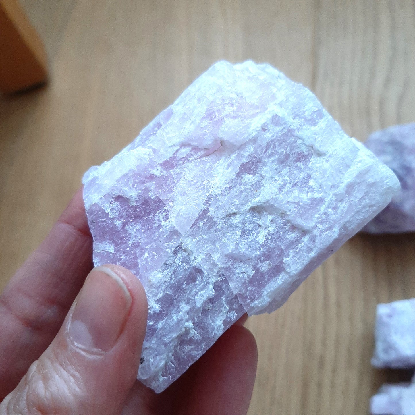 Raw Natural Kunzite Pieces