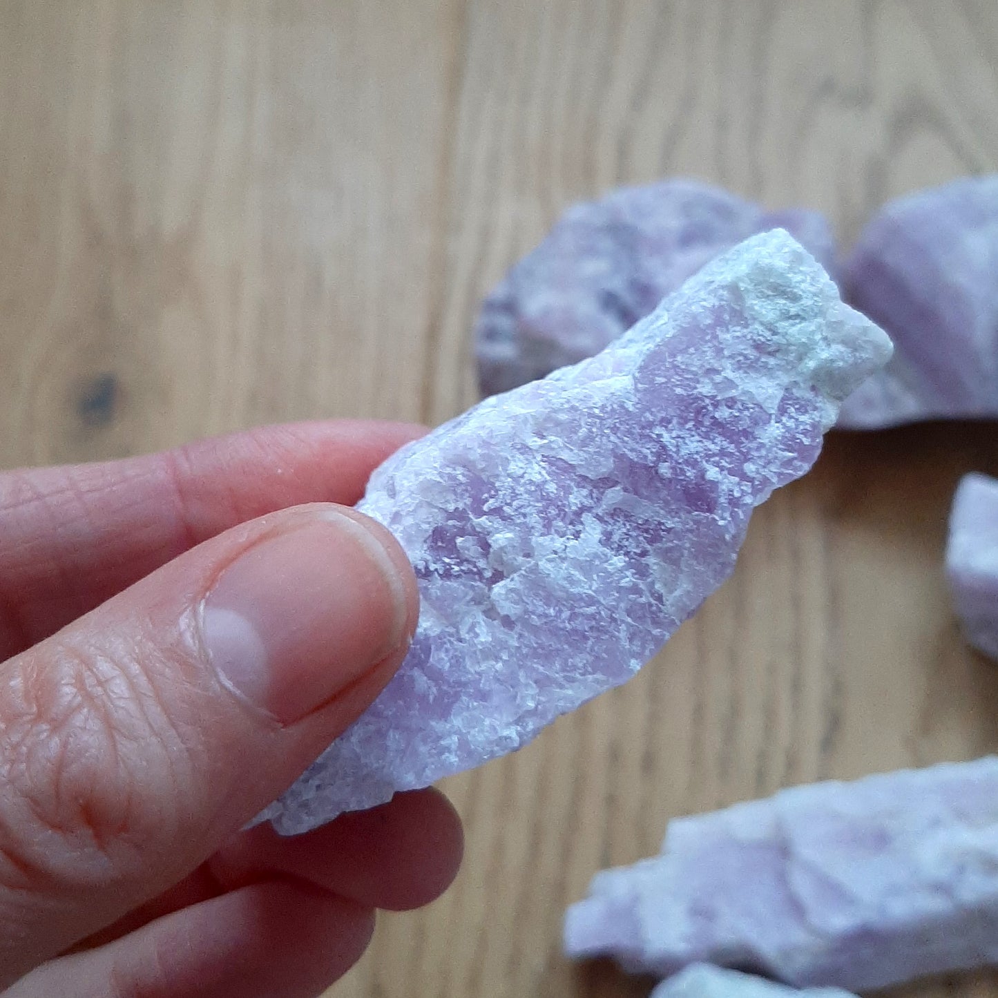 Raw Natural Kunzite Pieces