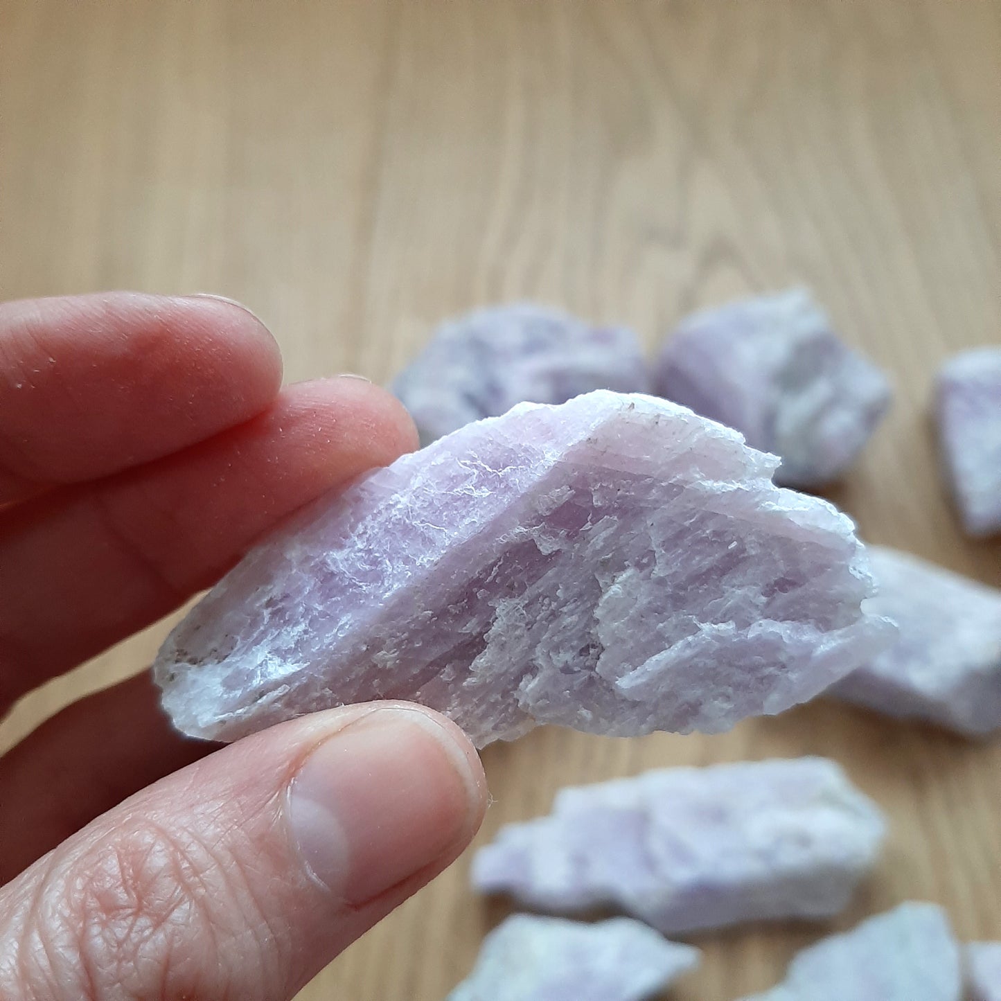 Raw Natural Kunzite Pieces