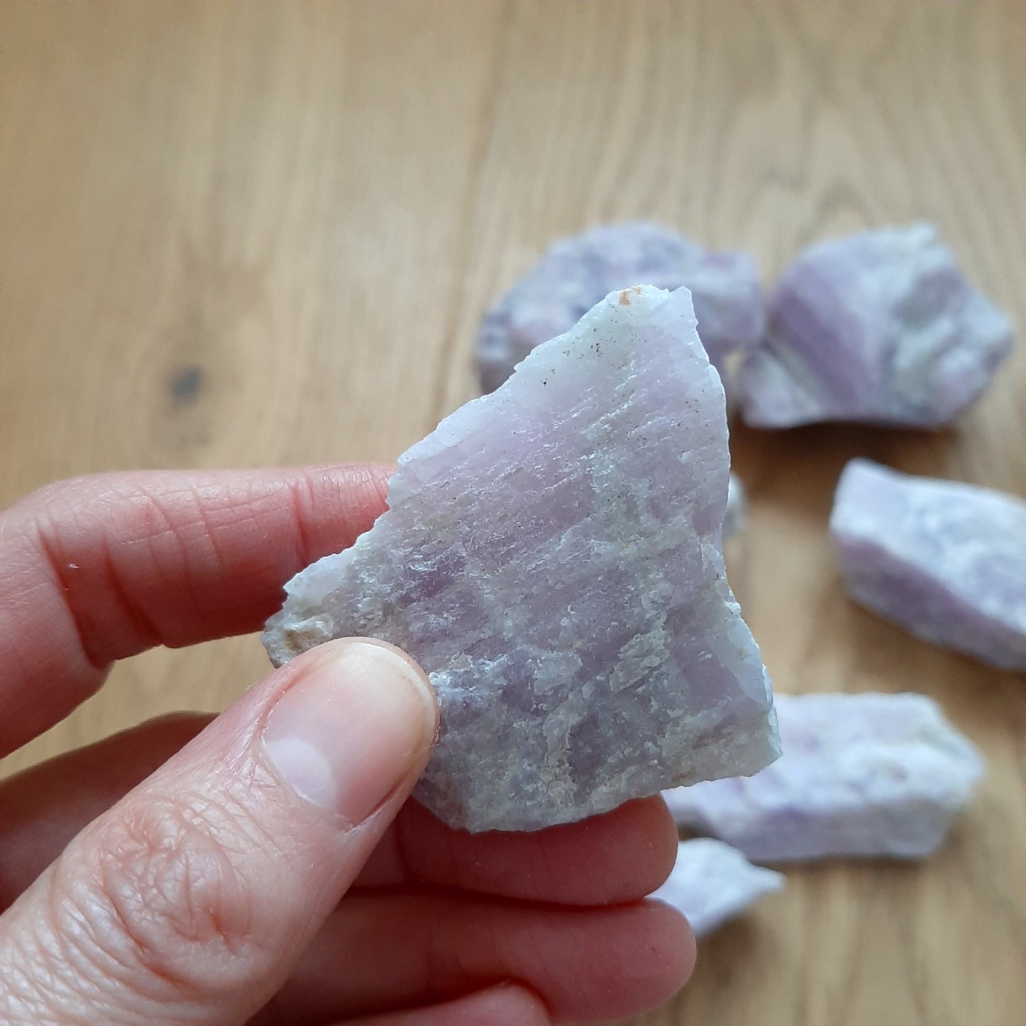 Raw Natural Kunzite Pieces