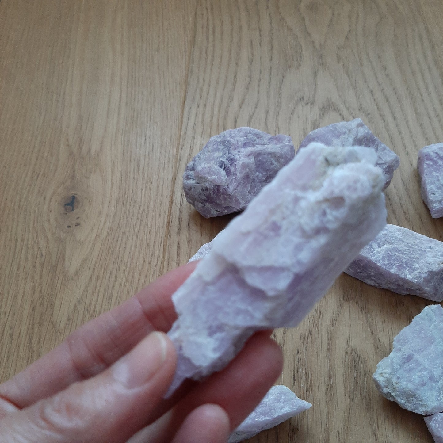 Raw Natural Kunzite Pieces