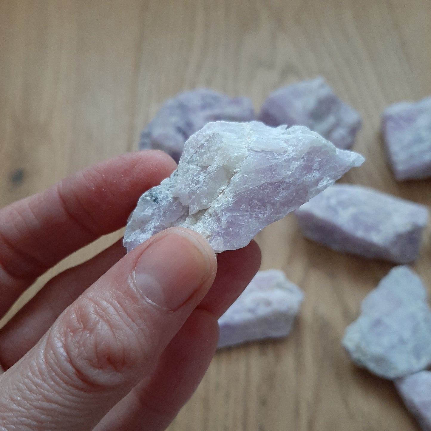 Raw Natural Kunzite Pieces