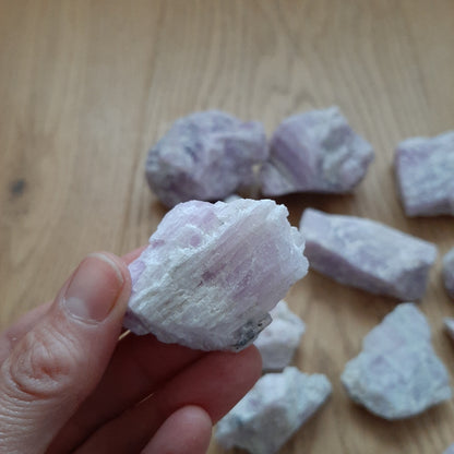 Raw Natural Kunzite Pieces