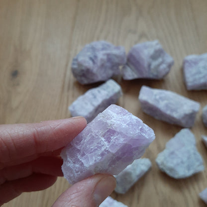 Raw Natural Kunzite Pieces