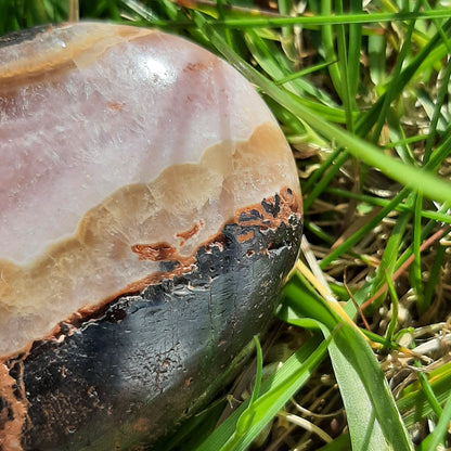 Pink Aragonite Palmstone 6cm